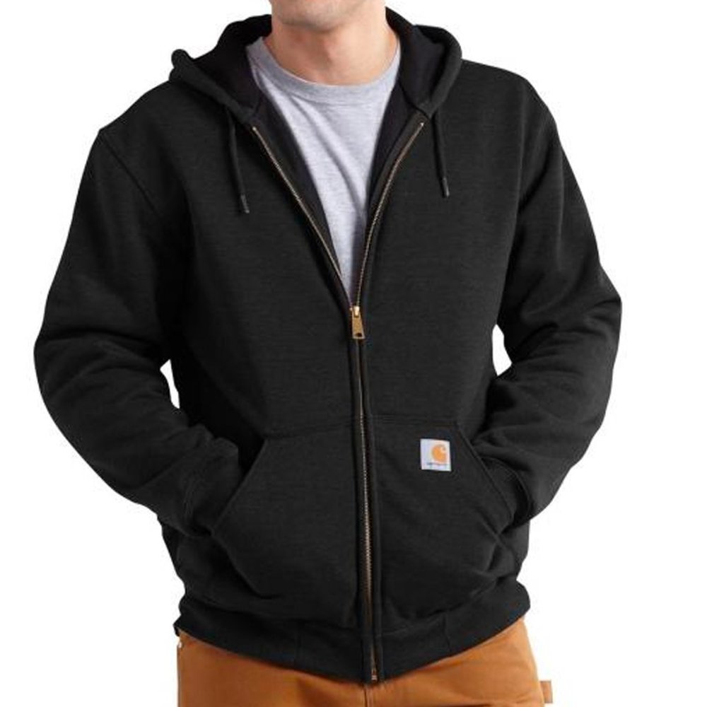 Carhartt Men's Thermal Lined - Black - Zip Hoodie